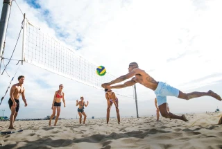 Beach Volleyball Court at Purva Emerald Bay